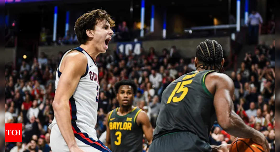 Gonzaga achieves historic victory, largest win over AP top-10 opponent | NBA News – Times of India