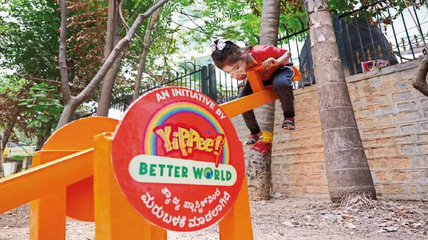 Parks across 4 cities go green with recycled plastic - 'YiPPee! Better World: Create Magic'
