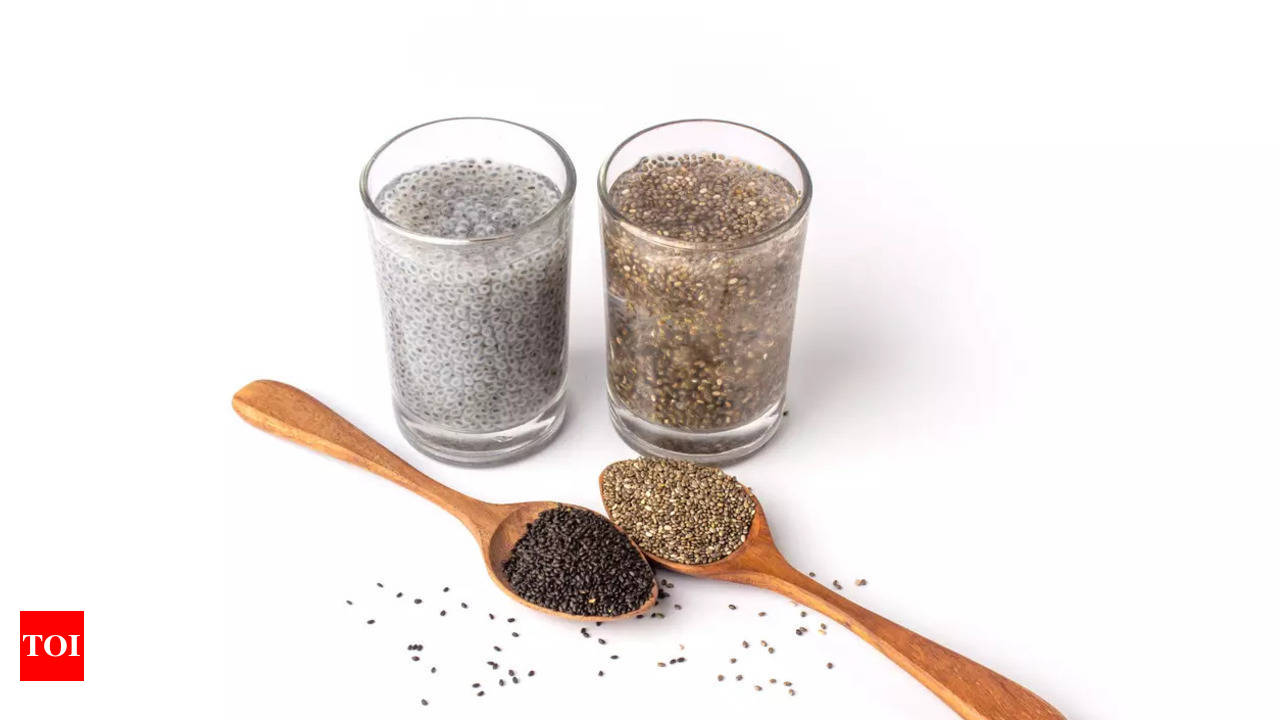 Soaked chia seeds or basil seeds What to consume daily for healthy hair growth Times of India