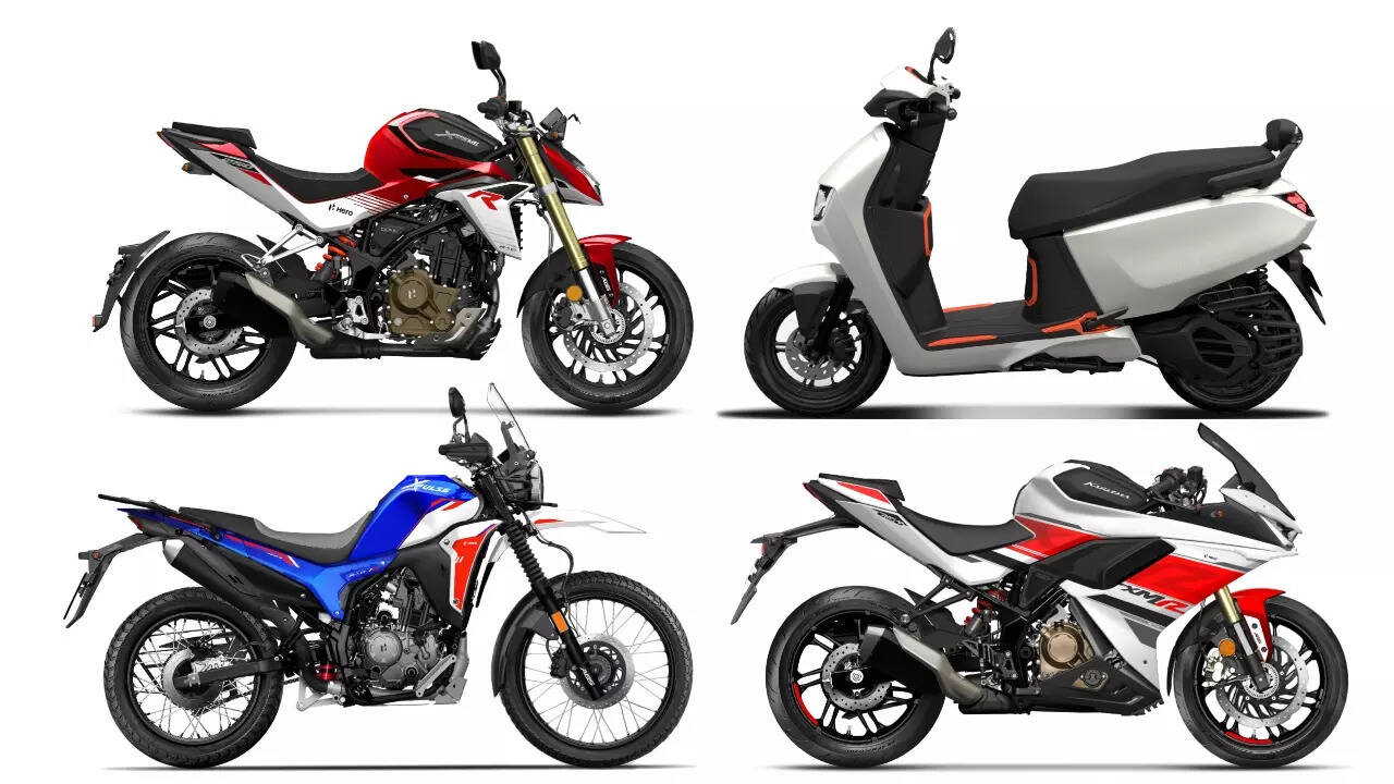 Hero Karizma XMR 250, Xpulse 210, Xtreme 250R, Vida Z unveiled at