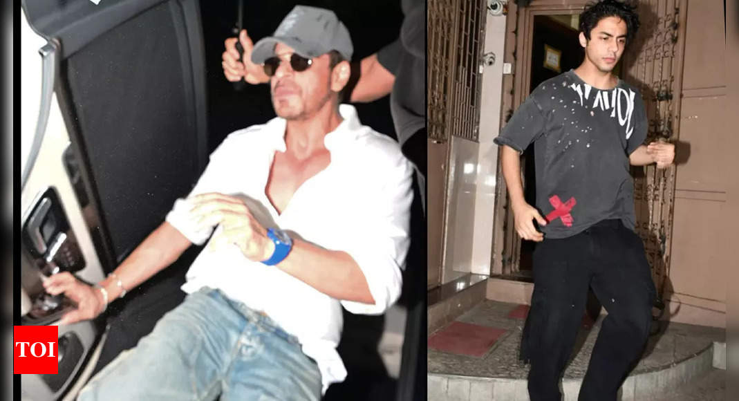 Shah Rukh Khan and his son Aryan Khan step out in style as they get spotted at dubbing studio for Mufasa: The Lion King | Hindi Movie News – Times of India