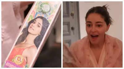 Ananya Panday não consegue conter a sua excitação quando a sua fotografia aparece no pacote de bombinhas de Diwali: É o meu sonho