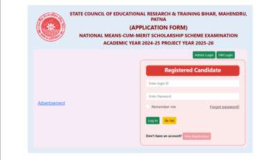 Bihar NMMS 2025 application begins at scertbihar.cyberica.in: Here's the direct link to register