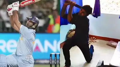 Yuvraj Singh shares viral video of fan perfectly mimicking his iconic shots