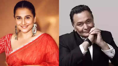 Vidya Balan remembers childhood encounter with Rishi Kapoor: "I thought I saw an apple"