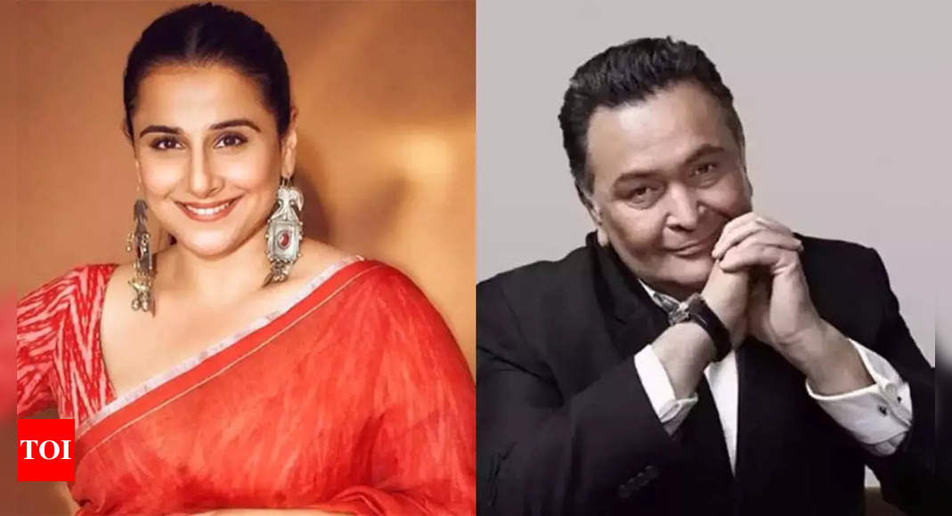 Vidya Balan remembers childhood encounter with Rishi Kapoor: “I thought I saw an apple” | Hindi Movie News