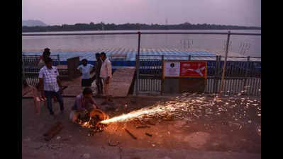 Vijayawada gearing up for seaplane trial run on Saturday