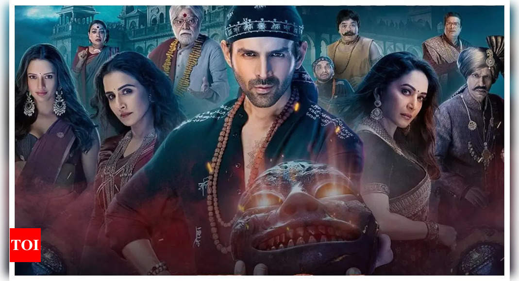 ‘Bhool Bhulaiyaa 3’ box office collection Day 6: Kartik Aaryan starrer marginally beats Ajay Devgn’s ‘Singham Again’; earns Rs 10.50 crore | – Times of India