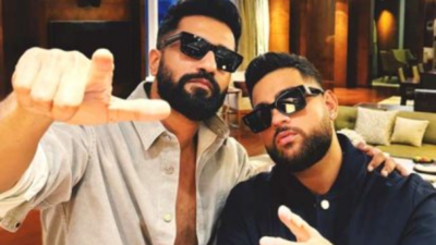 Karan Aujla bonds with Vicky Kaushal over Punjabi Food during 'Bad Newz' shoot; talks about overcoming struggles and pushing himself to create better music