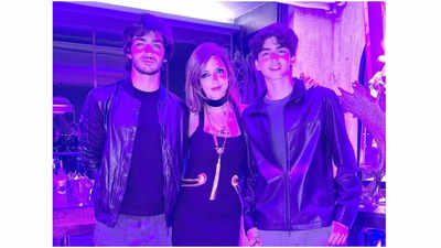 Internet buzzes over Hrithik Roshan and Sussanne Khan's 'gorgeous' sons Hrehaan and Hridhaan