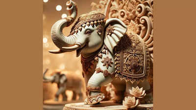 Welcoming Prosperity: Choosing Elephant Murtis with Upturned Trunks According to Vastu