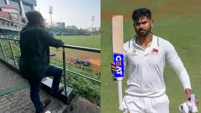 Shreyas Iyer shines with double ton as father cheers from stands in Ranji Trophy clash