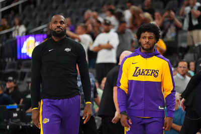 LeBron and Bronny James missed the spooky night at home due to their $107 million responsibility