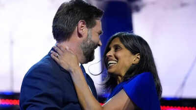 Vice President-elect JD Vance is showing love for his Indian-origin wife  Usha Chilukuri – one sweet note at a time! - Times of India