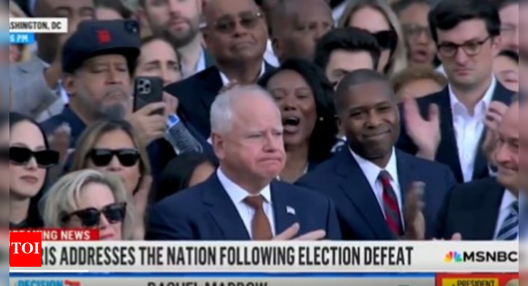 Tim Walz Sobbing Tim Walz's first reaction to election loss; tears and