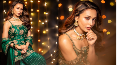 Decoding Mimi Chakraborty’s stunning Diwali look