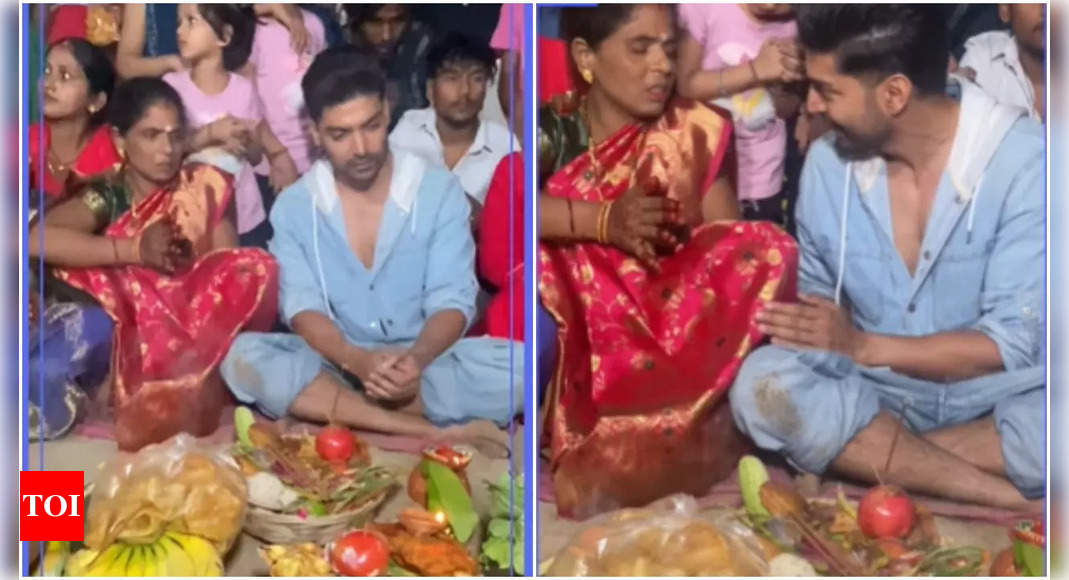 Chhath Puja: Gurmeet Choudhary celebrates the occasion at Juhu Beach ...