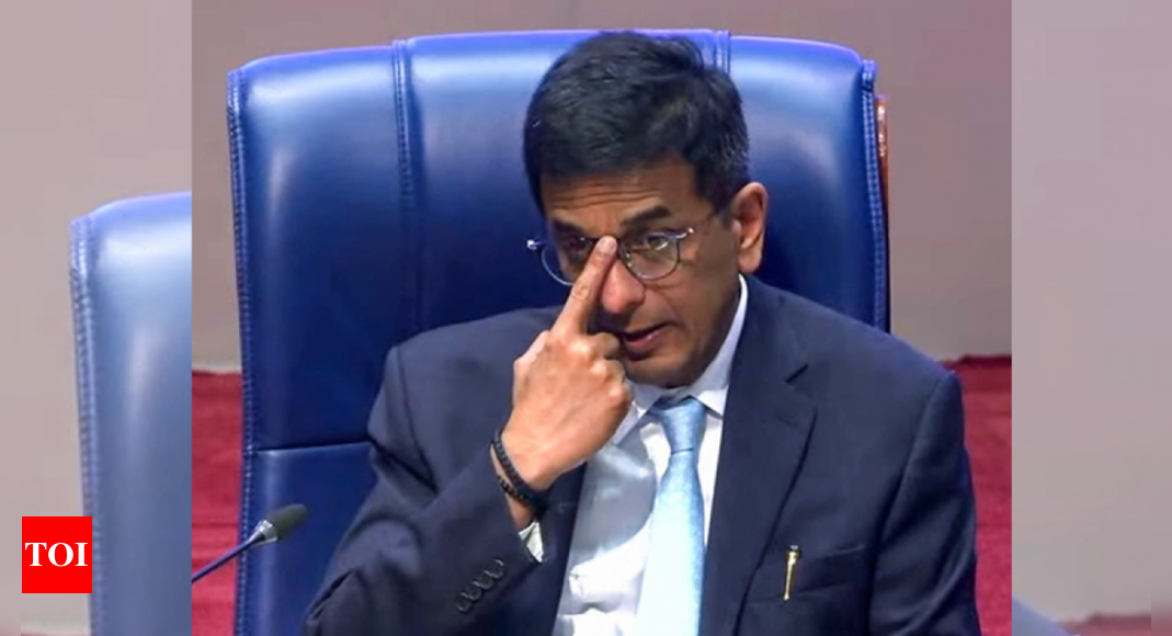 CJI Chandrachud's Emotional Farewell Speech