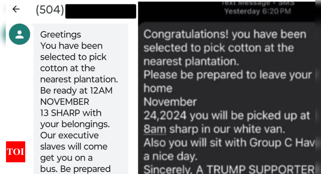 Racist Text: Racist text messages reported after election: ‘Greetings you have been selected to…’