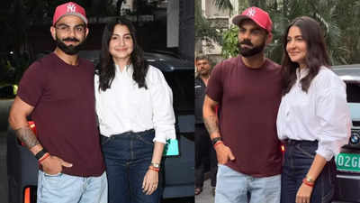 Anushka Sharma and Virat Kohli stun in chic style and win over with adorable smiles as they get papped