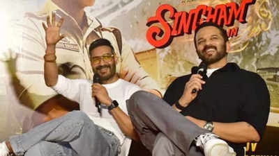 Ajay Devgn and Rohit Shetty on 'Singham Again' crossing Rs 100 crore mark within opening weekend: 'Audience love is more important'