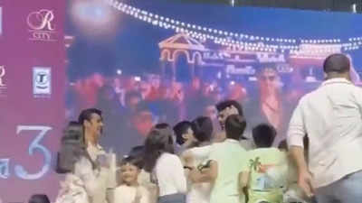 Sonu Nigam gets ignored as kids mob Kartik Aaryan at Bhool Bhulaiyaa 3 song launch, fans saddened to see music icon sidelined - Watch video