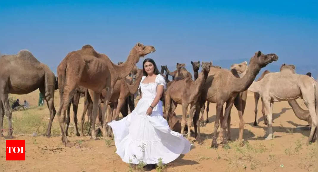 Pushkar dunes transform into fashion shoot hotspot