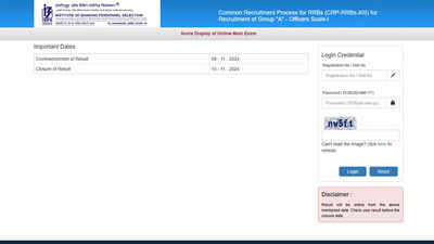 Released IBPS RRB 2024 Main and Single Exam Scorecard for Officer Scale I & II; Check the cut-off and interview details here