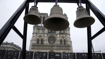 Notre Dame's bells ring for first time after 5 years of silence since catastrophic fire