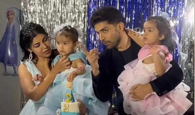 Gurmeet Choudhary and Debina Bonnerjee throw a grand party for daughter Divisha’s 2nd birthday; see pics