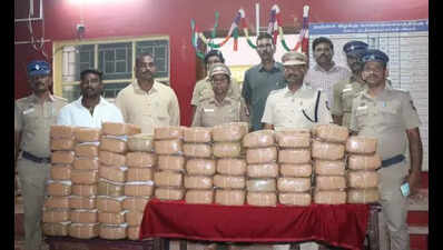 Thanjavur police arrest 4, seize 130kg ganja