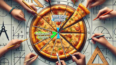 Geometry lesson from slicing pizza: What if learning was this much fun?