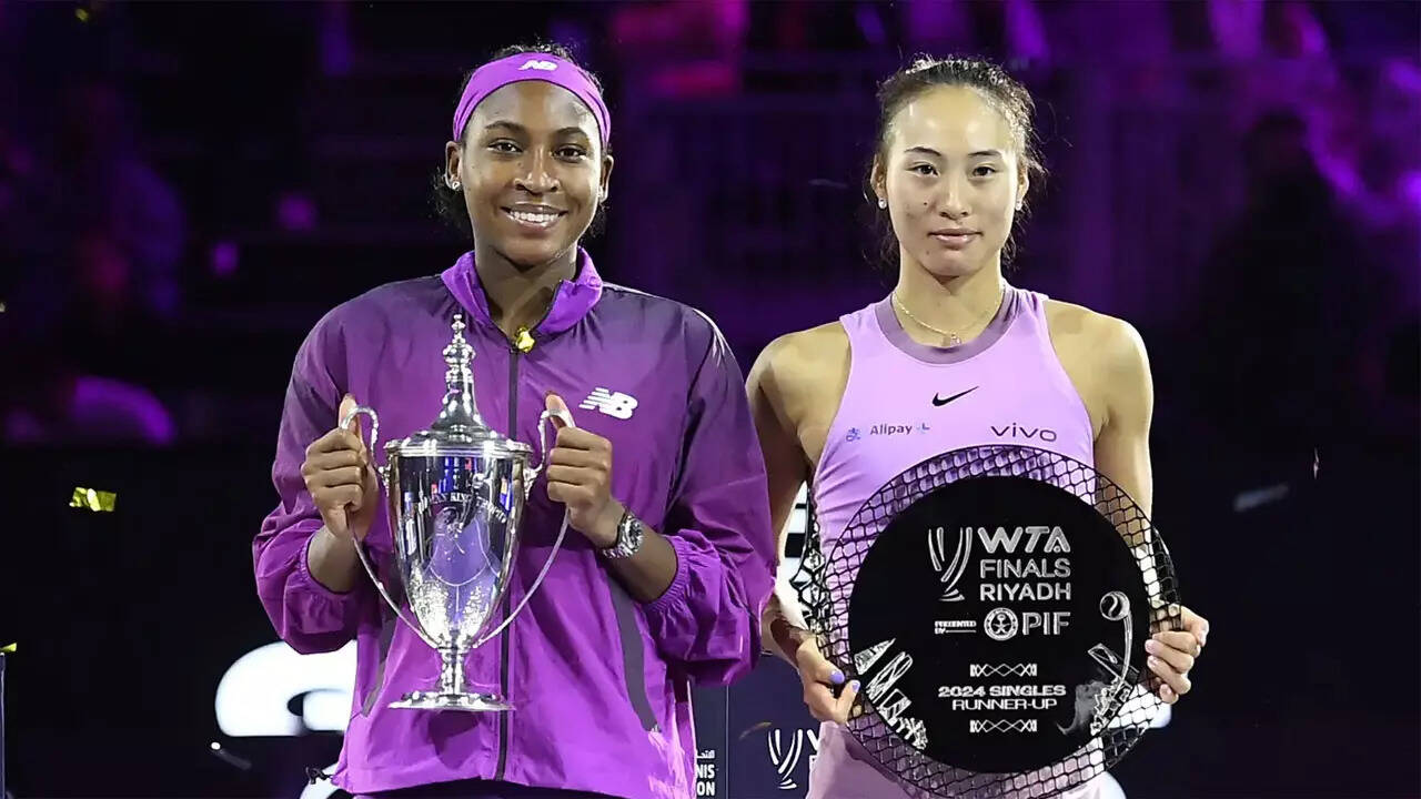 Coco Gauff fights back to beat Zheng Qinwen for WTA Finals title