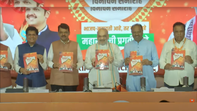 Pesquisas da assembleia de Maharashtra: BJP lança manifesto, aqui estão as principais promessas em 'Sankalp Patra'