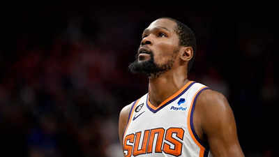 Phoenix Suns’ Kevin Durant will likely miss at least two weeks after he strained his left calf in Friday's victory over the Dallas Mavericks