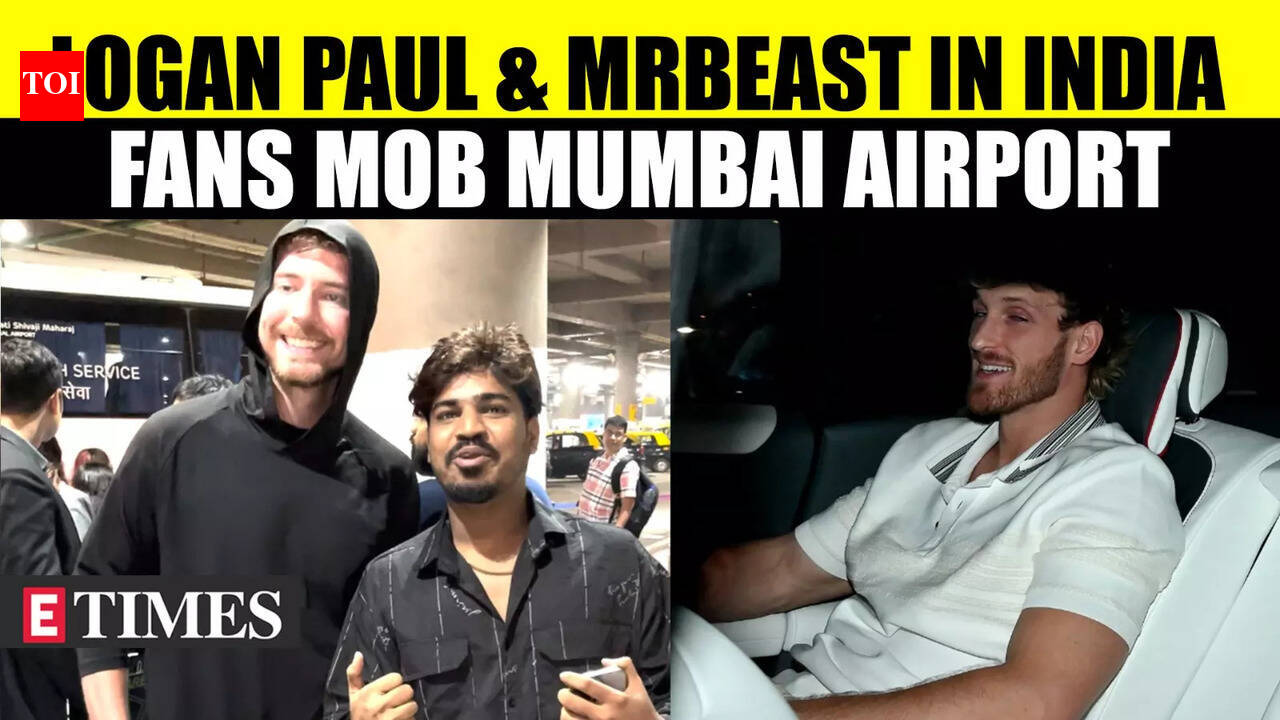 Logan Paul & Mrbeast Land In India; Fans Go Crazy As 'Welcome To India ...