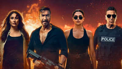 'Singham Again' box office collection day 10: The Ajay Devgn starrer crosses Rs200 crore with growth on second Sunday, but 'Bhool Bhulaiyaa 3' fares better