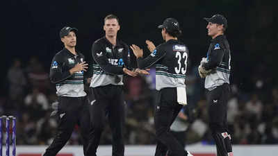 Watch: Fiery Lockie Ferguson bags hat-trick as New Zealand defend their lowest target