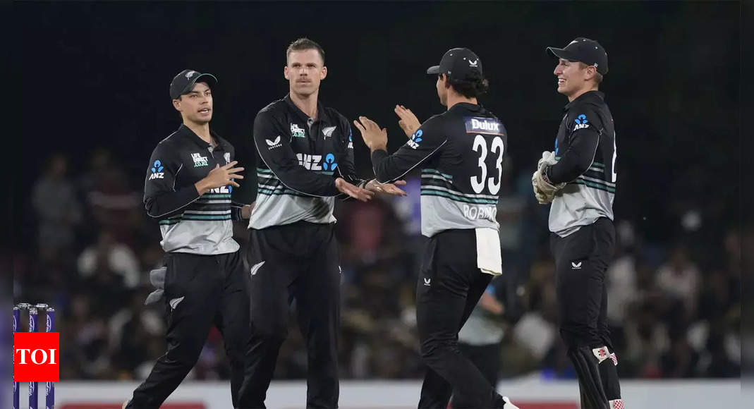 Watch: Fiery Lockie Ferguson luggage hat-trick as New Zealand defend their lowest goal | Cricket Information – Occasions of India