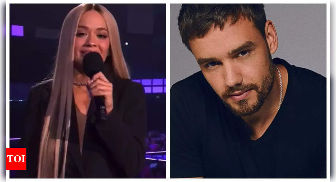 Rita Ora gets teary-eyed as she pays tribute to Liam