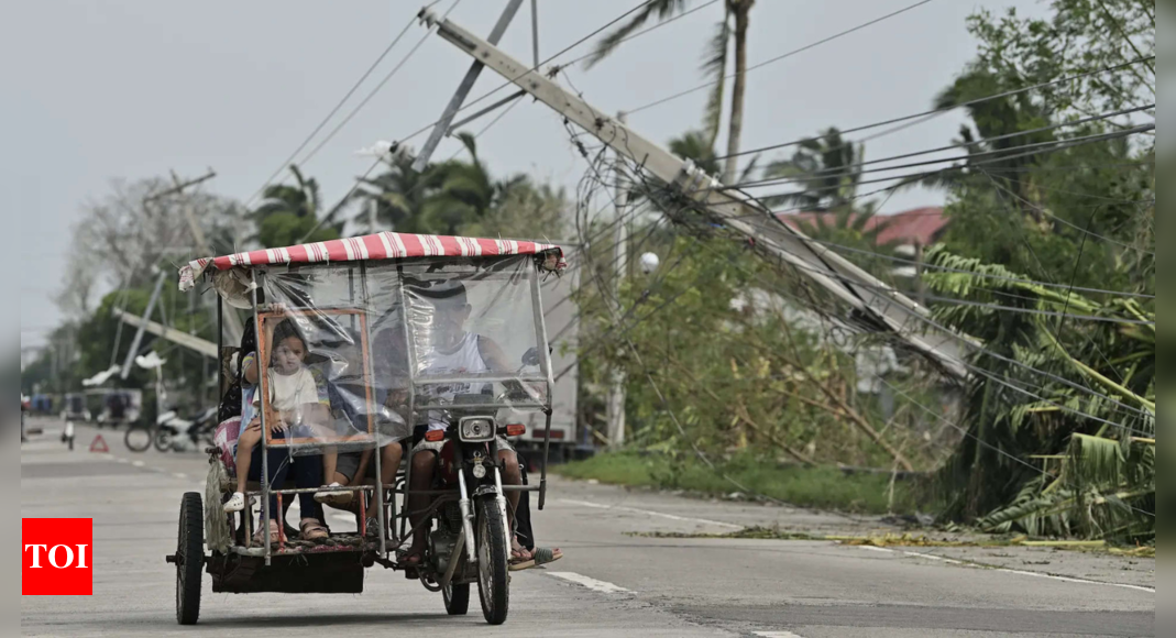 Storm-weary Philippines forcibly evacuates thousands of villagers as latest typhoon blows near