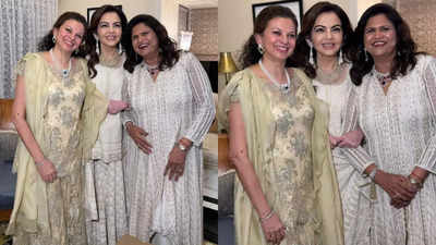 Nita Ambani embraces chikankari like a Queen!