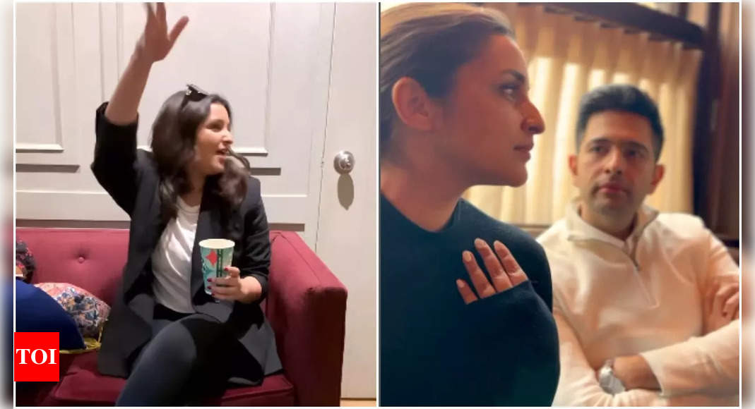 Parineeti Chopra celebrates Raghav Chadha’s birthday with a fun reel- watch | Hindi Movie News