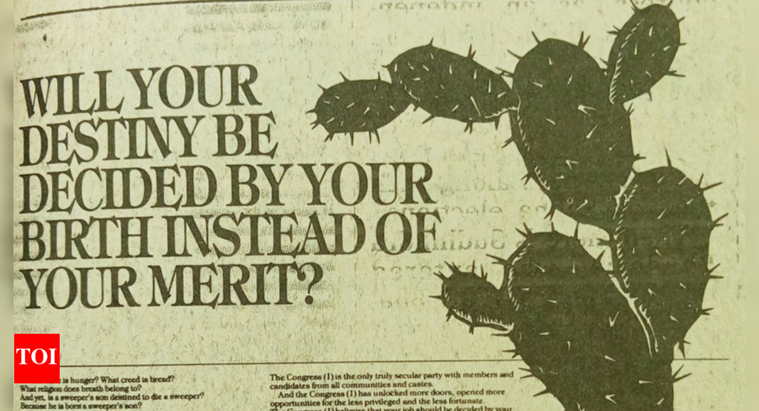 ‘Muslims will corner all benefits’: BJP brings up 1984 ad to attack Cong over quotas | India News