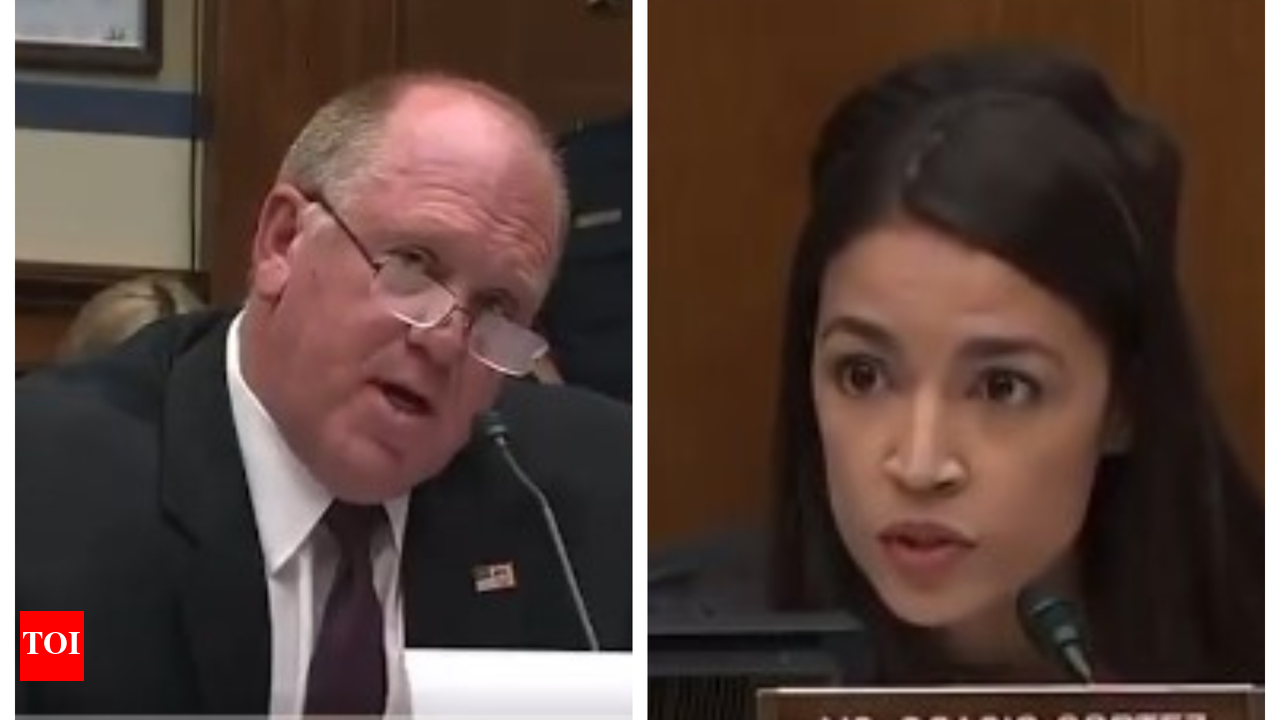 Tom Homan: Tom Homan's old spat video with AOC viral after Trump picks him  as Border Czar - Times of India