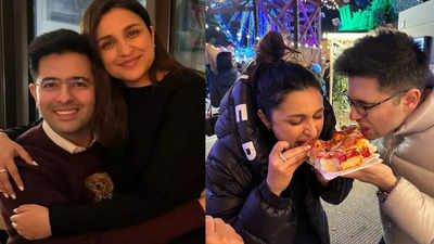 THIS unseen photo of Parineeti Chopra and Raghav Chadha gorging on some delicious street food from the same plate is simply unmissable!