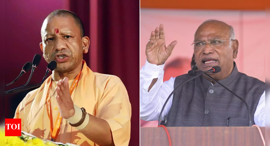 'Razakars burnt your village': Yogi Adityanath's direct attack on Mallikarjun Kharge | India News - Times of India