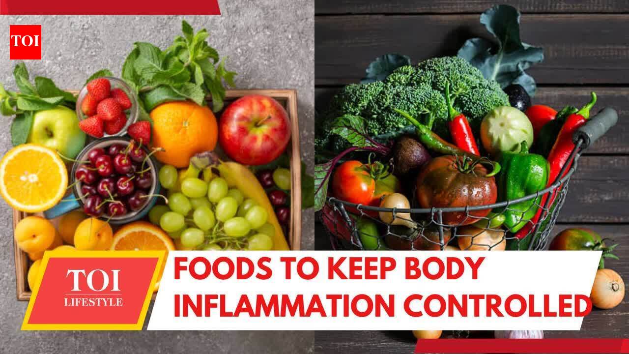 Diet to reduce body inflammation: Foods that help reduce inflammation.