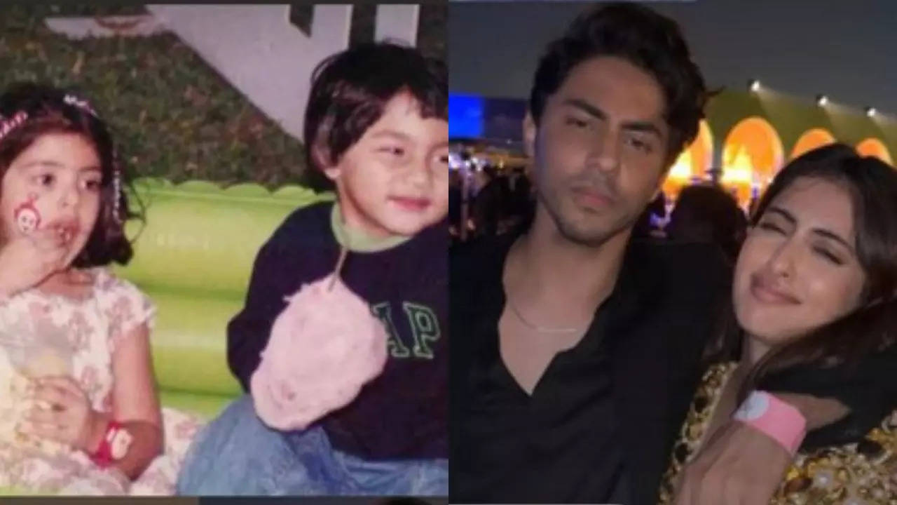 Suhana Khan and Navya Nanda celebrate Aryan Khan's 27th birthday with  heartwarming childhood snaps - Times of India