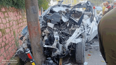 Dehradun bizman flagged highspeed MUV before fatal crash that ...